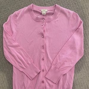 Pink JCrew Cardigan